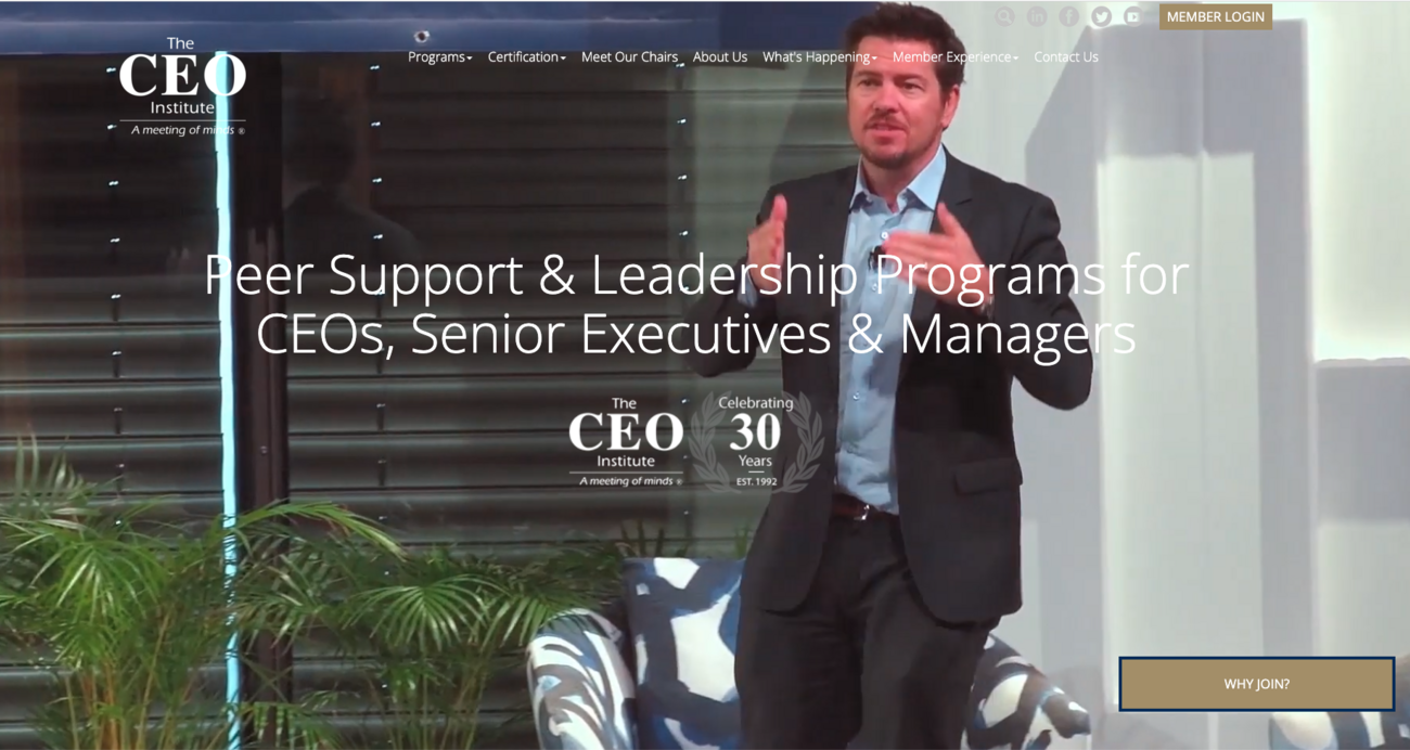 CEO Institute home page